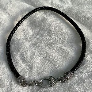 5/$25 LIKE NEW Brighton Braided Leather Choker